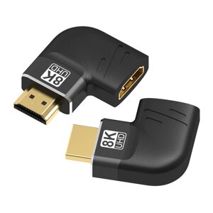 FDBRO HDMI Коннектор адаптер 270 ° серповидный боковой изгиб 90 градусов конвертер удлинитель для ноутбука HDTV PS4/3