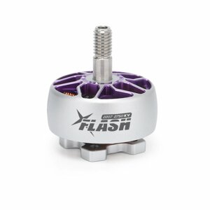 FlyFishRC Flash 2207 1850KV 6S / 2750KV 4S Unibell Бесколлекторный мотор Серо-фиолетовый цвет для фристайла FPV Racing R