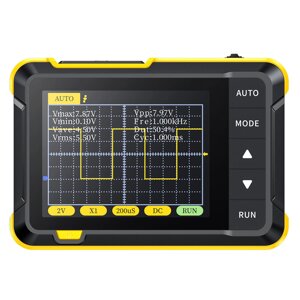 FNIRSI DSO152 Mini Handheld Digital Осциллограф 2023 Последняя версия 2.5MSa/s 200KHz Аналоговая полоса пропускания 800