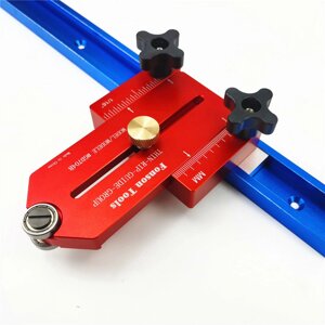 FONSON Upgrade Extended Woodworking Thin Rip Guide Lengthen Table Saw Fast Cutting Limit Fence Workbench T Track Guide