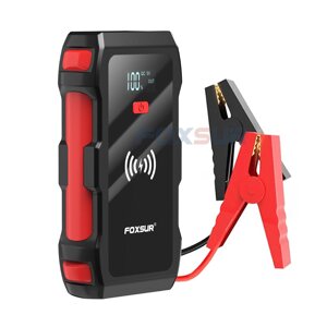 FOXSUR 26800mAh Jump Starter 12V Power Bank Car Emergency Startup Power Supply 5V/2A With LED Light