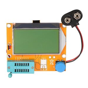 Geekcreit LCR-T4 12864 LCD Graphical Transistor Tester Resistance Capacitance ESR SCR Meter