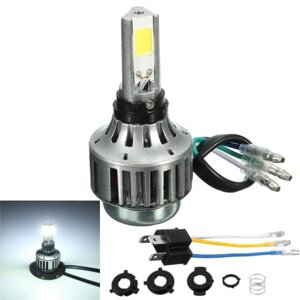 H4 32W 3000lm 6000K Hi/Lo Лампа COB Мотоцикл LED Фара Лампочка