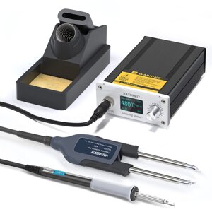 Handskit T12 220V High-Power Cell Phone Repair Tweezer Soldering Station Smd Capacitor Resistor Repair Soldering Station