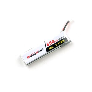 Happymodel Moblite7 Запасная часть 1S 3.8V 650mAh 30C Lipo Lihv Батарея PH2.0 Разъем для FPV Racing RC Дрон