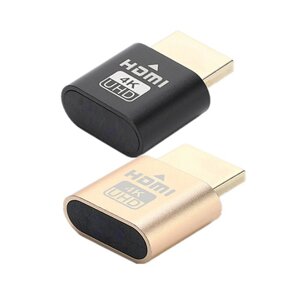 HDMI Virtual Дисплей 4K HDMI-совместимый виртуализатор DDC EDID Dummy Plug EDID Дисплей Cheat Virtual Plug HDMI Dummy Em