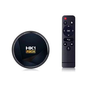 HK1 RBOX H8 Android 12.0 Smart TV Коробка 4+128 ГБ Quad Core Wifi 6 6k 2.4g и 5g Bluetooth 5.0 Set Top Поддержка Google