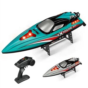 HXJRC HJ816 PRO RTR 55 км/ч 2.4G Бесколлекторный RC Лодка High Speed Net Ship Capsized Reset Светодиодный Speedboat Водо