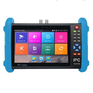 IPC9800plus+ 7 inch IP CCTV tester monitor analog CVBS camera tester H. 265 4K video testing support ONVIF WIFI POE 12V