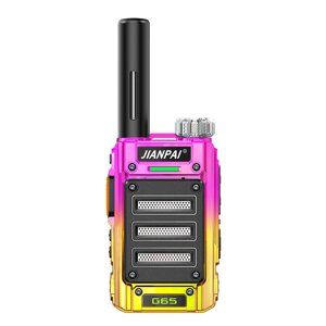 Jianpai G65 UHF High-Власть Walkie Talkie Однокнопочное согласование частоты 7-дневный режим ожидания Type-C Зарядное ми