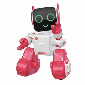 JJRC-R4 Розовый Kidiwayle английская версия Интеллектуальный программируемый робот с голосовым управлением и распознаван