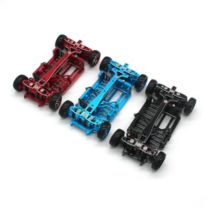 JXMJ CNC Metal 1/28 RC Авто Рамка Mosquito Drift Racing Авто для Wltoys 284161 284010 284131 K969 K989 MINI-Q Аксессуары