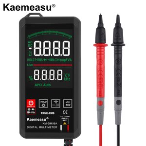 Kaemeasu KM-DM06A 6000 отсчетов Smart Mini Touch Digital Мультиметр с цветным экраном True RMS Измерение Автоматическое