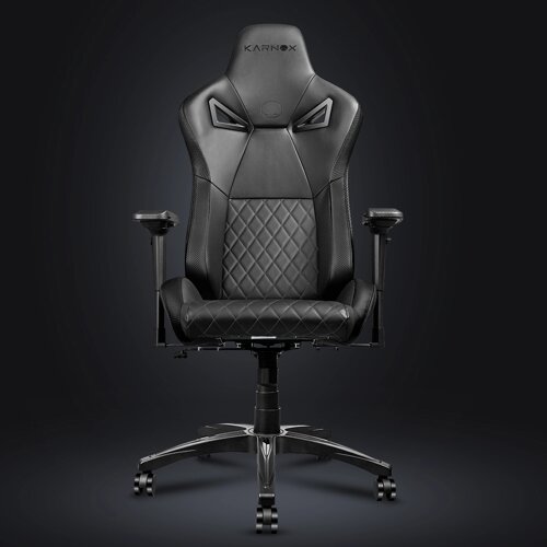 KARNOX LEGEND-TR Gaming Chair Черное эргономичное офисное кресло с высокой спинкой 2.0 PU Кожаный регулируемый 4D подлок