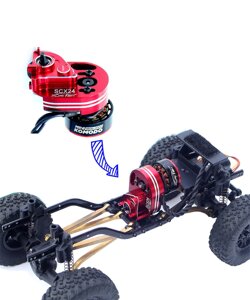 Коробка передач FURITEK Mini Stellar с Mini KOMODO Бесколлекторный мотор для SCX24 1/24 Micro Rock Crawler RC Авто Запча