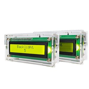 LCD1602 Электронный Часы Набор Вечный календарь Температура Время Дисплей Музыкальный будильник Часы с регулировкой подс