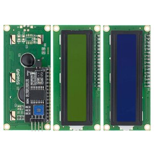 LCD1602 LCD Screen Module Blue/Yellow Green Screen IIC/I2C 1602 LCD Module LCD1602A Blue Screen with Back Module