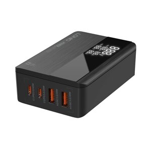 Лднио 65 вт 4-портовое зарядное устройство USB PD USB-C*2 PD3.0 и USB-A *2 QC3.0 поддержка AFC FCP SCP адаптер настенног