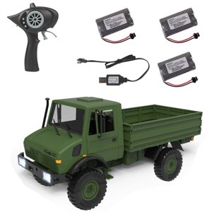 LDRC LD-P06 Несколько Батарея 1/12 2.4G 4WD RC Авто Unimog 435 U1300RC C Светодиодный Военный Альпинистский грузовик Пол