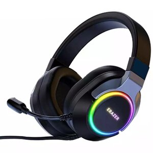 Леново H5 Игровые проводные наушники 50 мм Динамический драйвер 7.1 Surround Звук RGB свет ENC Легкая гарнитура с шумопо