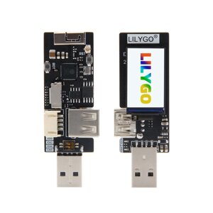 LILYGO T-Dongle ESP32-S2 макетная плата беспроводной модуль WIFI OTG мужской женский интерфейс 1,14 дюйма LCD Дисплей п