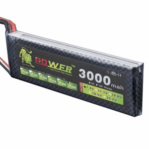 LION Power 7.4V 3000mAh 60C 2S Lipo Батарея Разъем XT60 для FPV Racing Дрон