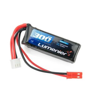 Lumenier 7,4 В 300 мАч 2S 75C LiPo Батарея Разъем JST для RC Дрон