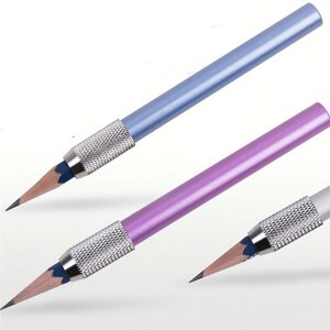 Металлический удлинитель карандаша Держатель многоцветный поворотный съемный карандашный набросок Art