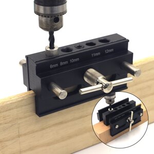 Метрическая система Императорский Woodworking Self-Centering Jig Hole Punch Locator Дрель Руководство