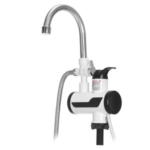 Мгновенный электрический смеситель для горячей воды Нагреватель LED Дисплей Ванная комната Кухня