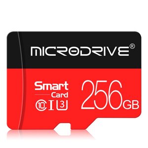 Микродрайв 256G TF Карта памяти Класс 10 Высокоскоростная карта Micro SD Flash Смарт-карта для вождения Регистратор теле