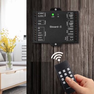 Mini Network 2 Reray Контроль доступа к двери Board for Electric Замок Card Reader Wiegand 26 ~ 37 Bits Output