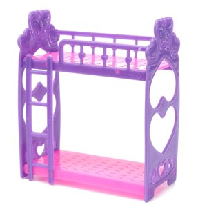 Миниатюрный двуспальная кровать игрушки для кукольного домика мебель украшения
