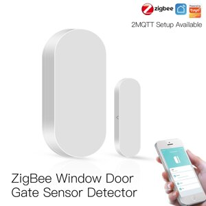 MoesHouse Tuya ZB Smart Window Door Gate Датчик Детектор Умный дом охранная сигнализация Smart Life Tuya App Дистанционн