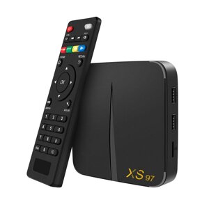 Набор микросхем XS97 4K HDR Amlogic S905W Android Smart TV Коробка Quad Core 64-разрядный графический процессор Mali450