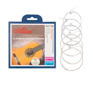Набор струн для классической гитары Alices AC130-N 0,028-0,043 с покрытием Медь Сталь с покрытием из сплава, 4 струны