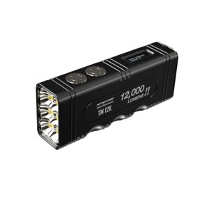 NITECORE TM12K 6x XHP50 12,000 Lumen Strong Light ВЕЛ Flashlight USB Rechargeable 21700 Battery Powerful ВЕЛ Torch