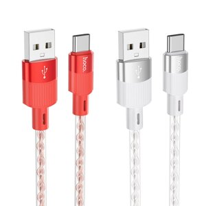 НОСО X99 3A USB-A - Тип-C Кабель для быстрой зарядки и передачи данных Медь Core Line 1M Long для Huawei Mate50 для Sams