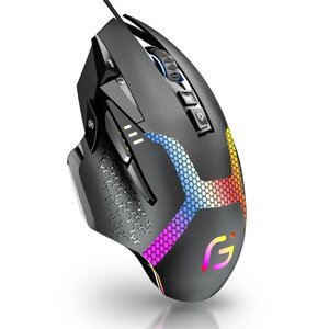 OGORUS Wired Gaming Мышь RGB USB Wired12800 DPI Programmable Gaming Мышь для геймерских мышей, ноутбуков, ПК