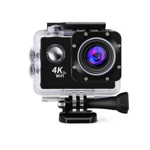 Outdoor WiFi Sports Camera Mini 4K 30M Waterproof HD Action Cam 1080P HD DV Video Recording for Dive Surfing Mountaineer