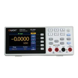 Owon XDM1041 USB Digital Multimeter 55000 Counts High Accuracy Universal Desktop Multimeters Meter with 3.5-inch TFT LCD