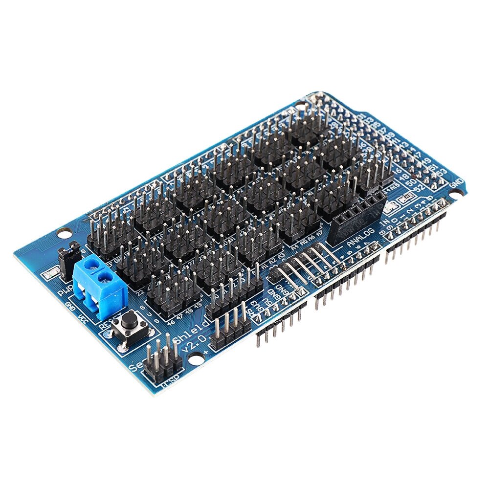 Плата расширения MEGA Датчик Shield V2.0 для ATMEGA 2560 R3 Geekcreit для Arduino - продукты, которые работают с официал - преимущества