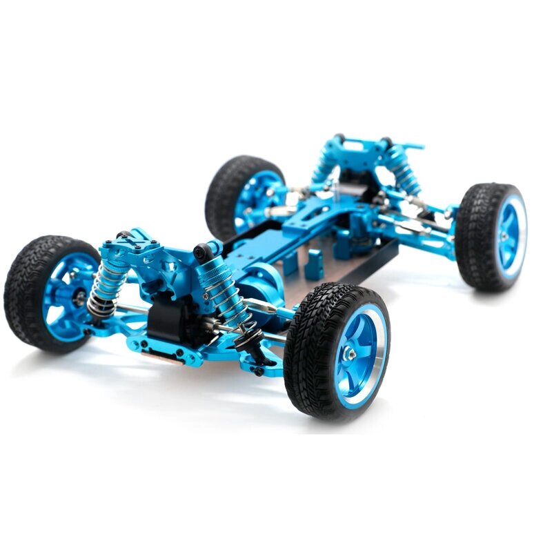 Модернизированный CNC Metal RC Авто Рама C Металлический дифференциал для моделей автомобилей Wltoys 144001 144010 14400 - интернет магазин