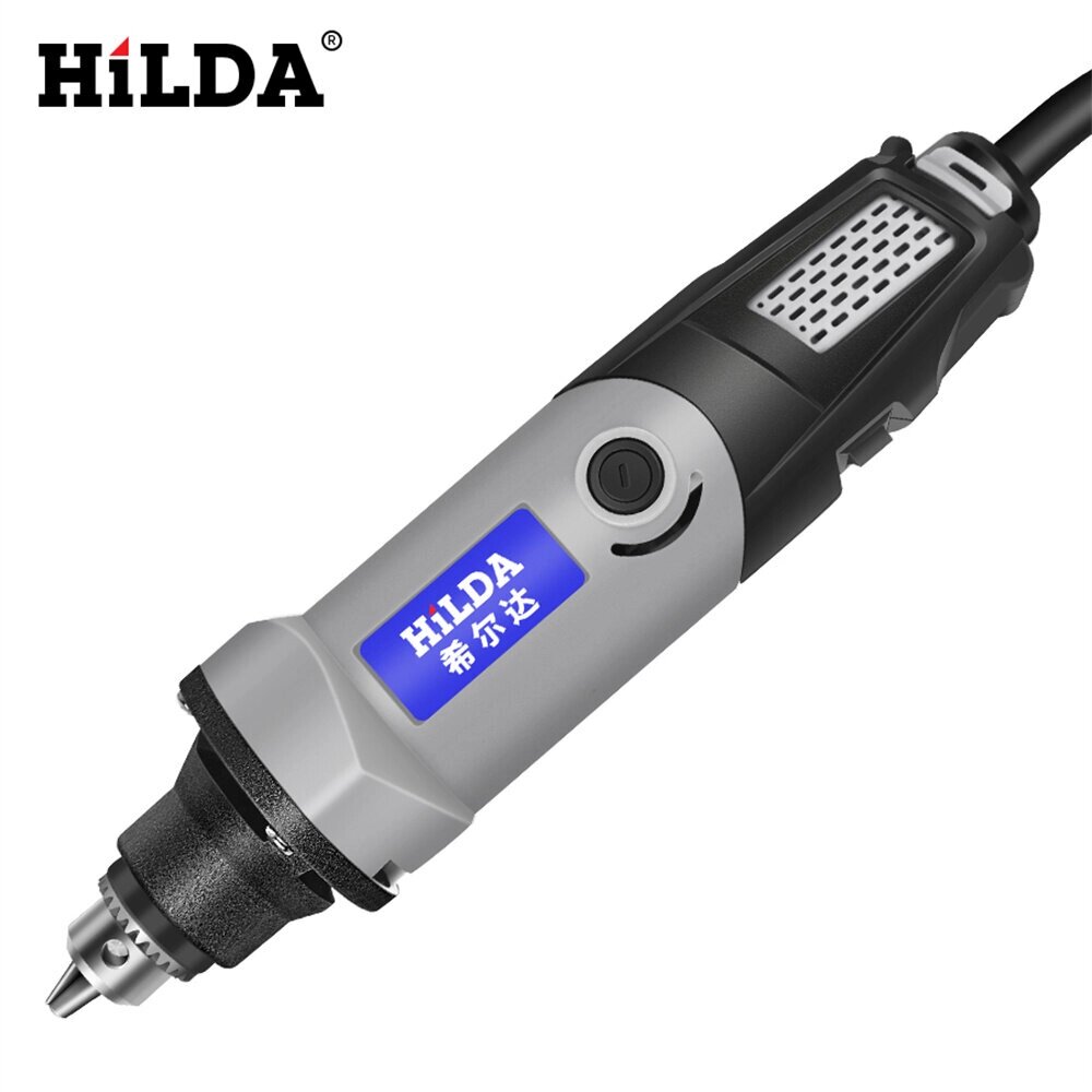 HILDA 14/139/176PCS 28000RPM 400W Электрический Дрель Мини-гравер Роторный Инструмент Mini Дрель 6-позиционный Роторный - Bangg