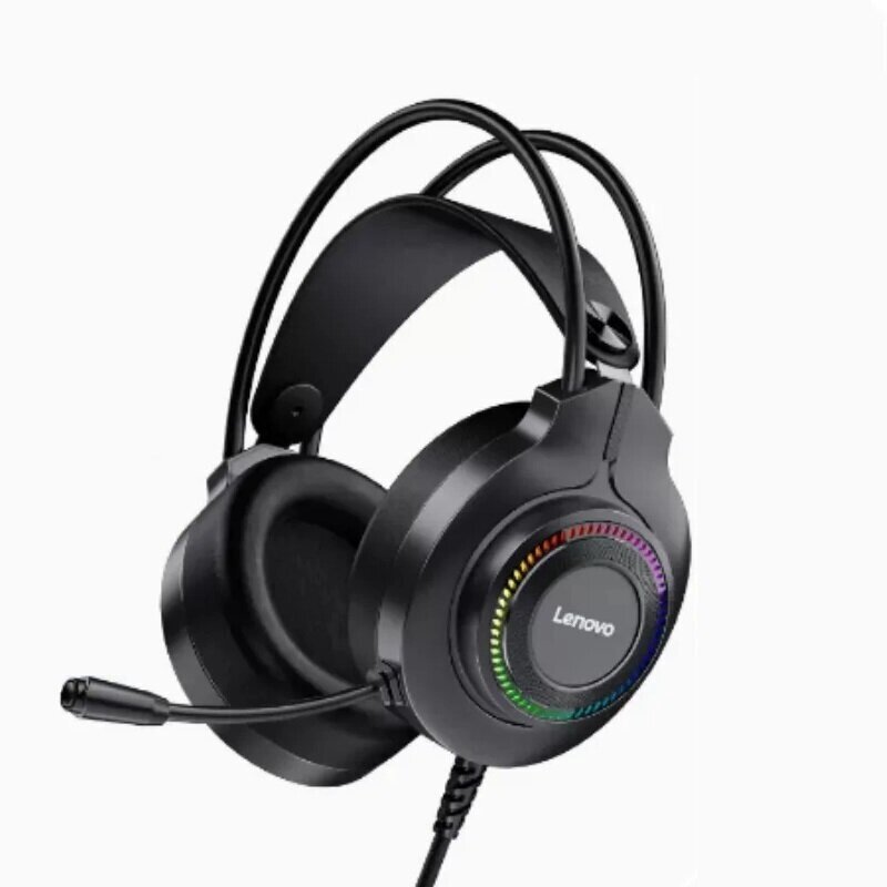 Lenovo Think. Plus G20 Игровая гарнитура 3,5 мм USB7.1 Surround Sound HIFI Стерео Colorful Light Gamer Наушники с микрофон - опт