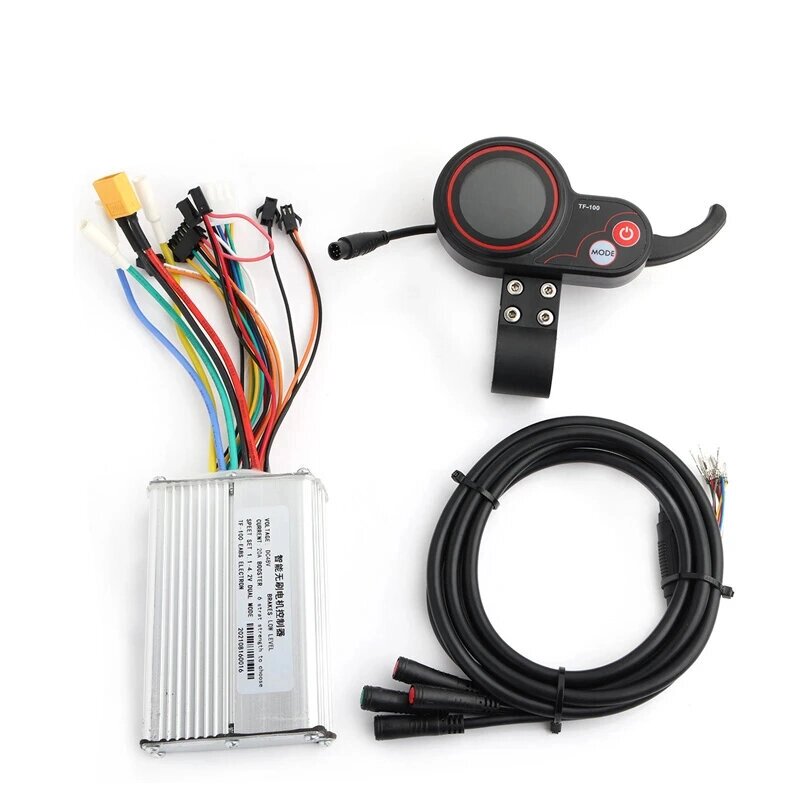 Electric Scooter Brushless Controller 48V 20A With LCD Display And Connecting Lines For Kugoo M4 Electric Scooter And Ot - распродажа