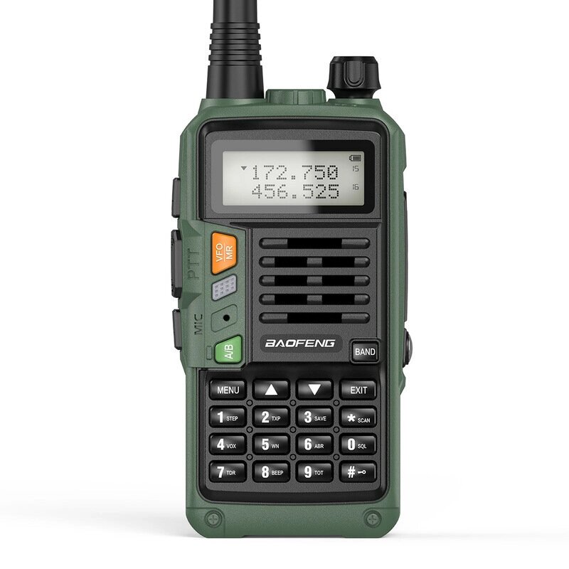 BAOFENG X9 5W 2800mAh UV Dual Band Walkie Talkie with Headset High Власть Flashlight LCD Display Drop Resistant Two-Way - гарантия