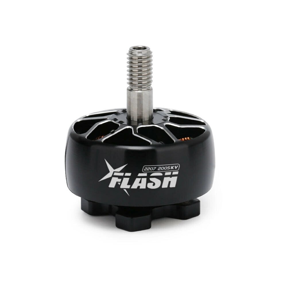 Fly. Fish. RC Flash 2207 1950KV 2005KV 6S Unibell Бесколлекторный мотор Black Цвет для фристайла FPV Racing RC Дрон - описание