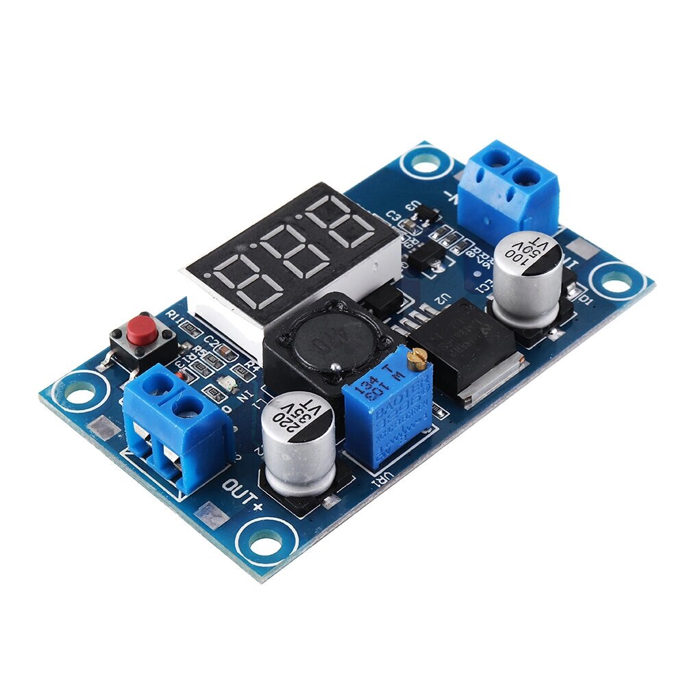 LM2596 DC-DC регулятор напряжения Регулируемый понижающий модуль питания с Дисплей - распродажа