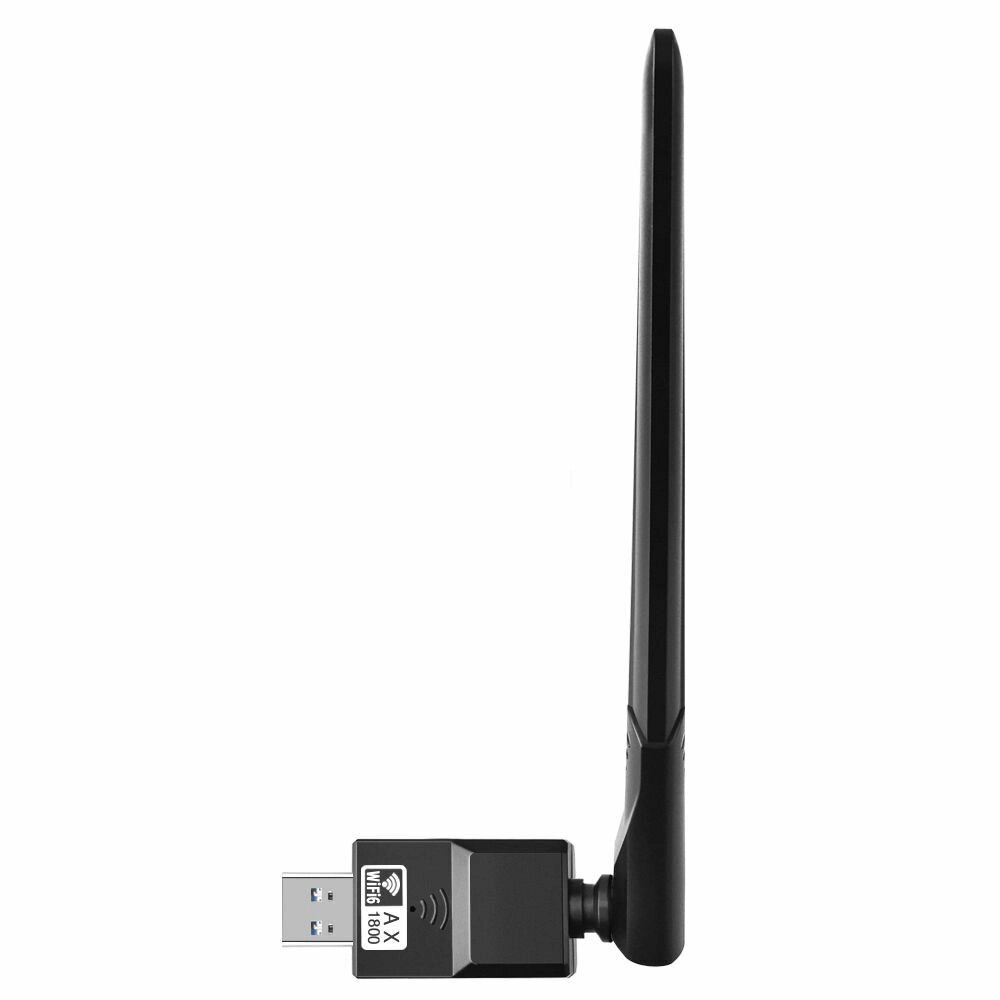 AX1812 WiFi 6 Беспроводная сетевая карта 1800 Мбит/с Dual Стандарты 2,4G/5GHz USB3.0 Wi-Fi Dongle Сетевая карта 6dBi Ант - розница